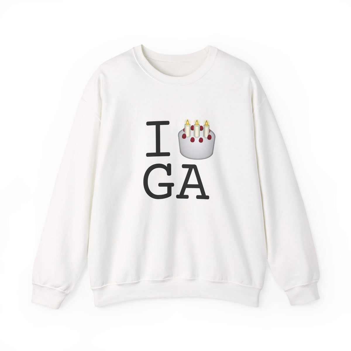 "I Birthday Cake Georgia" Sweatshirt