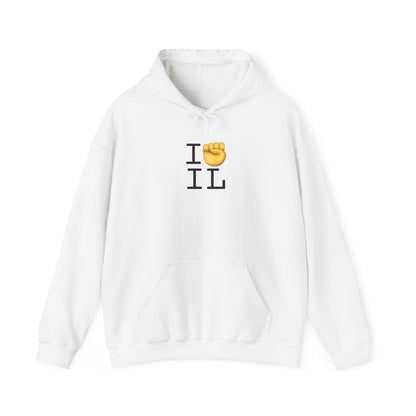 "I Raise my Fist with Illinois" Hoodie