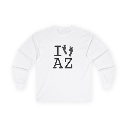 "I leave Footsteps in Arizona" Long Sleeve Shirt