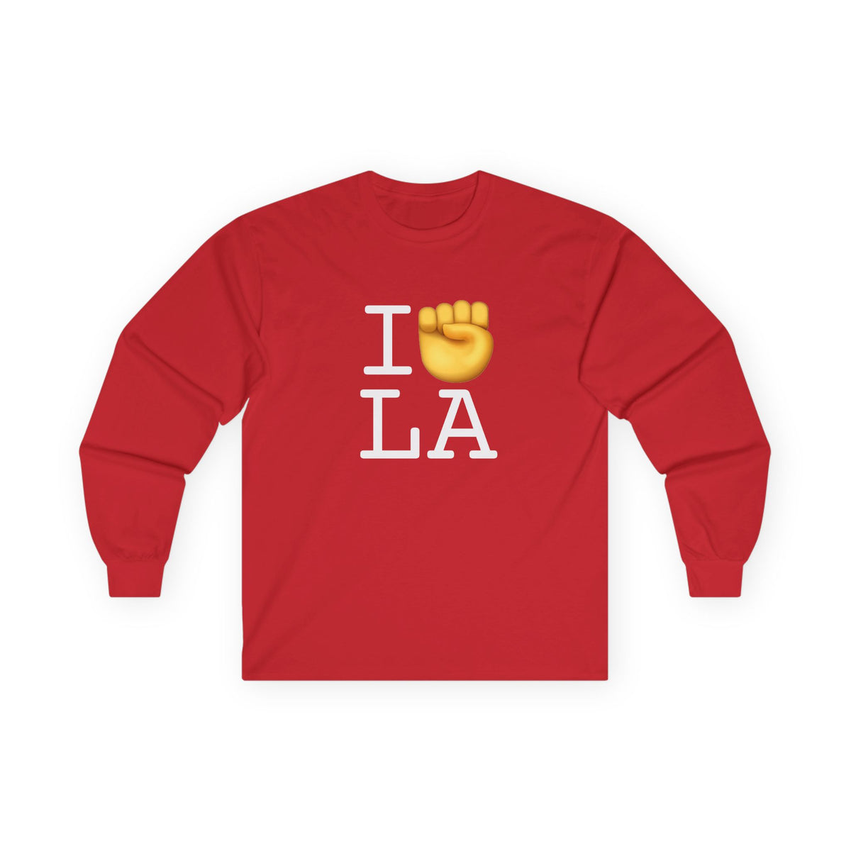 "I Raise my Fist with Louisiana" Long Sleeve Shirt
