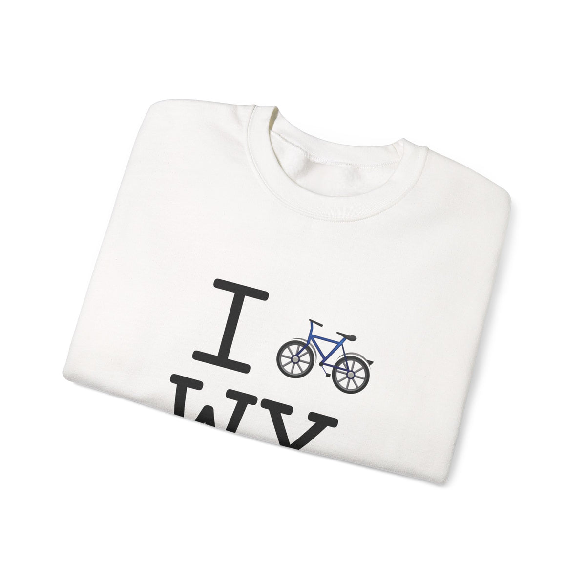 "I Bicycle Wyoming" Sweatshirt