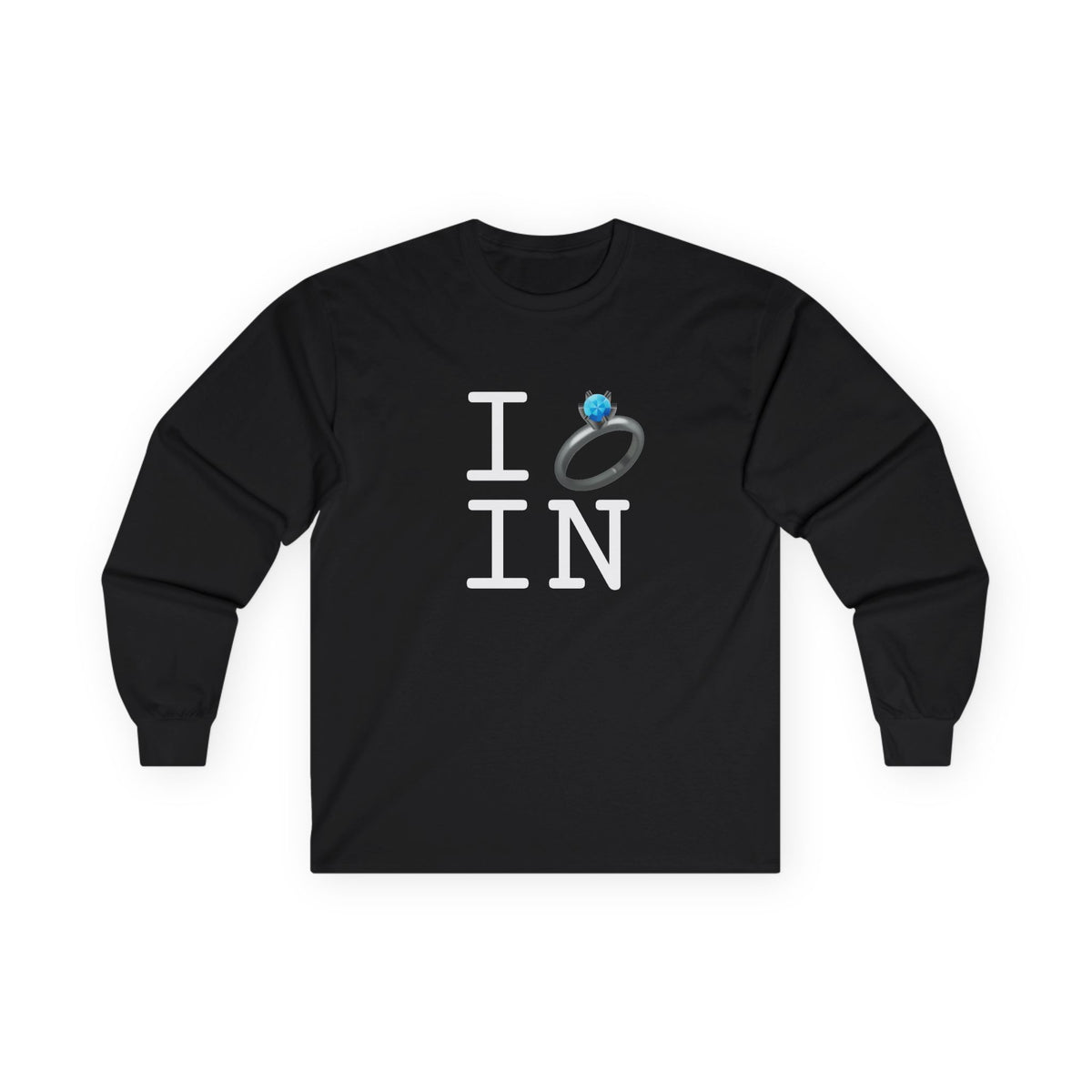 "I'm Married to (Diamond Ring) Indiana" Long Sleeve Shirt
