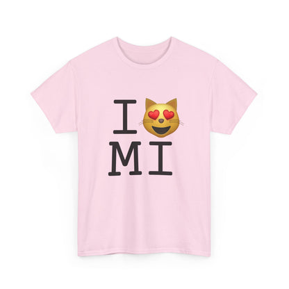 "I'm a Cat that Loves Michigan" Tee
