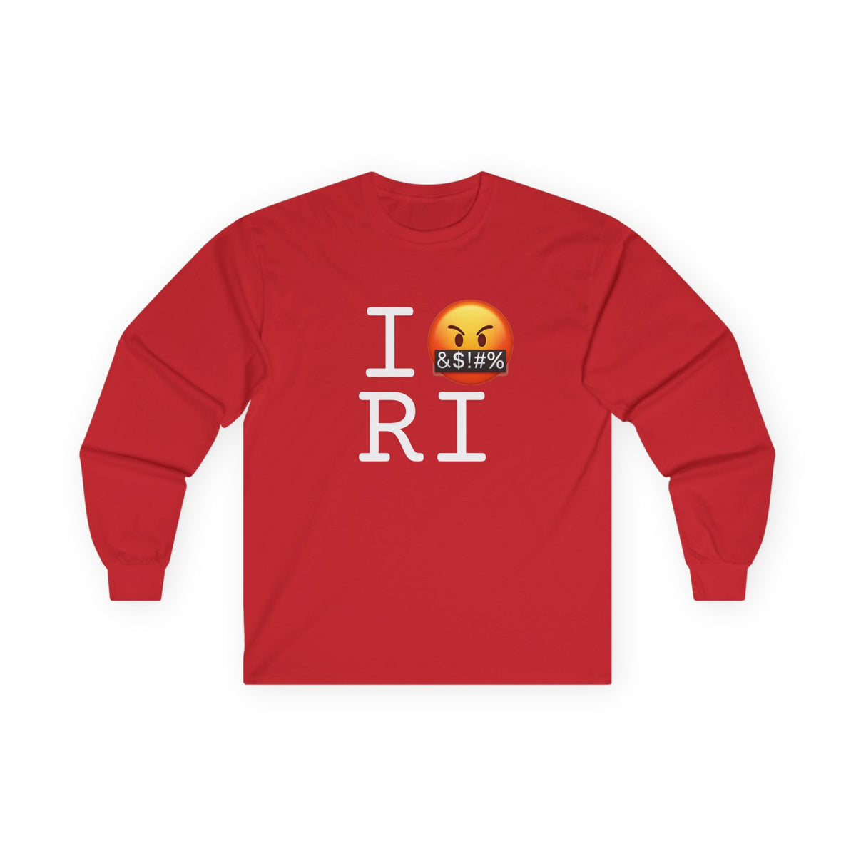 "I Curse about Rhode Island" Long Sleeve Shirt