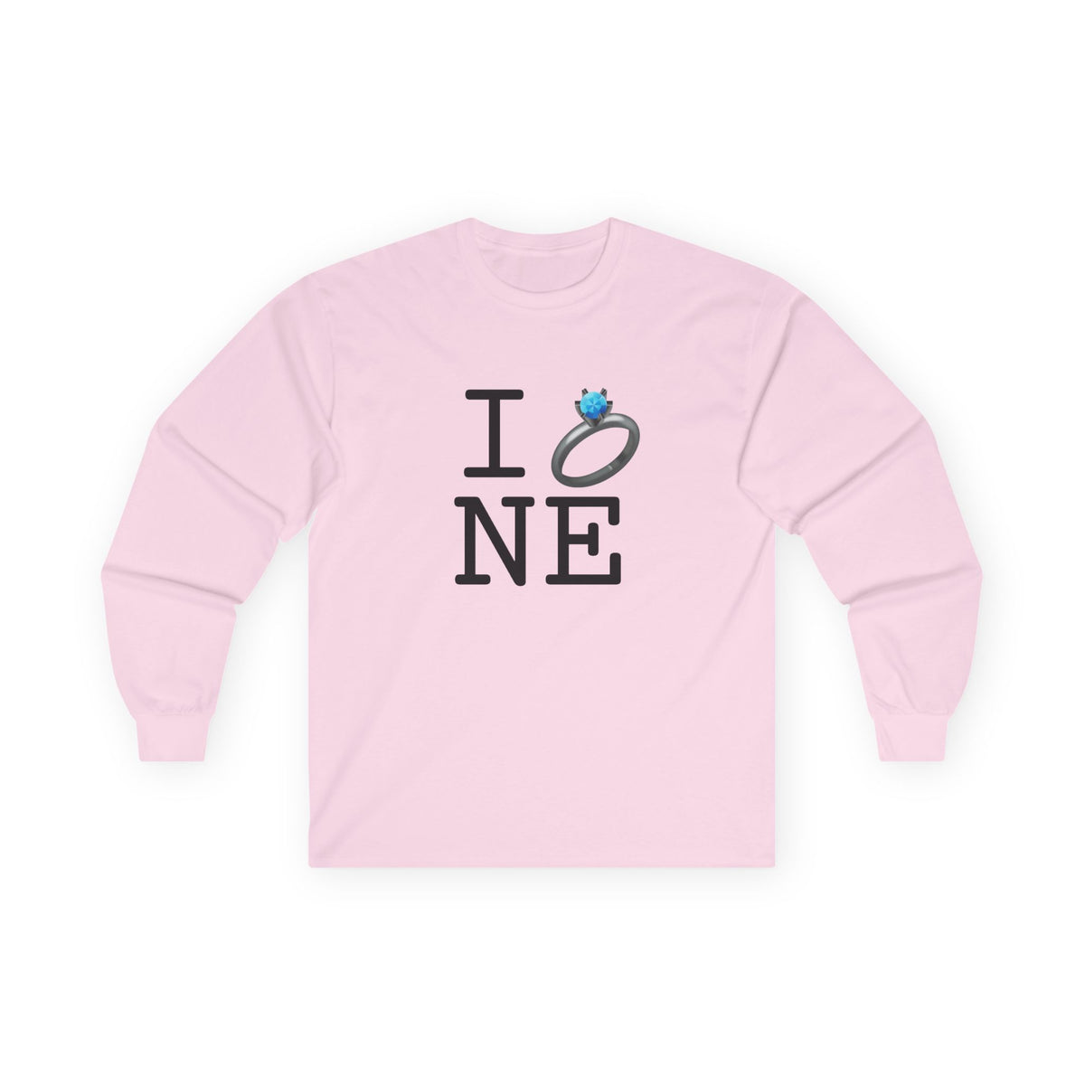 "I'm Married to (Diamond Ring) Nebraska" Long Sleeve Shirt