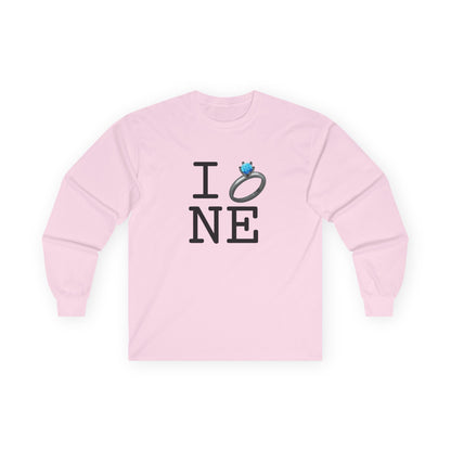"I'm Married to (Diamond Ring) Nebraska" Long Sleeve Shirt