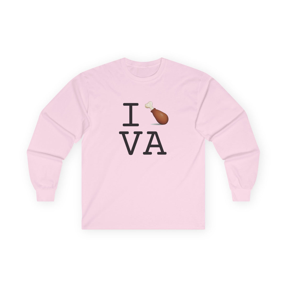 "I Chicken Drumstick Virginia" Long Sleeve Shirt