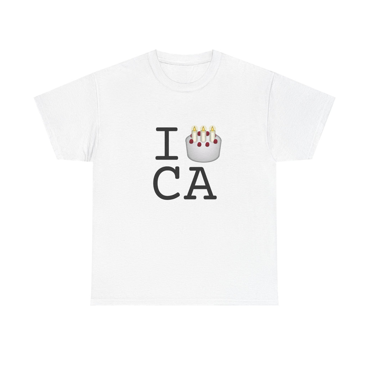 "I Birthday Cake California" Tee