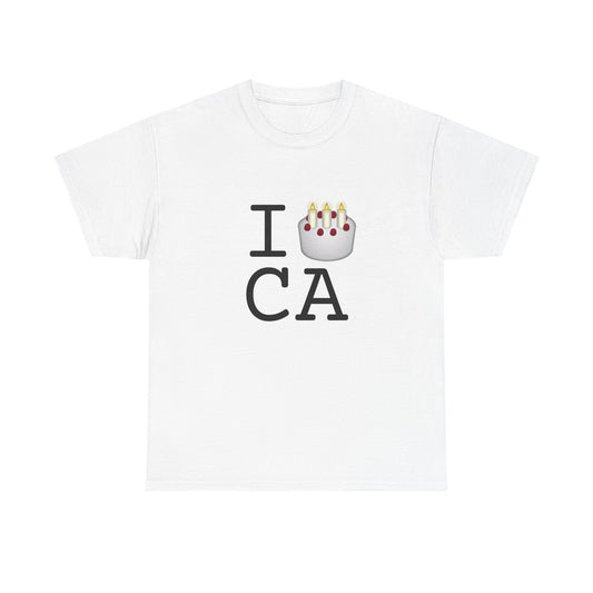 "I Birthday Cake California" Tee