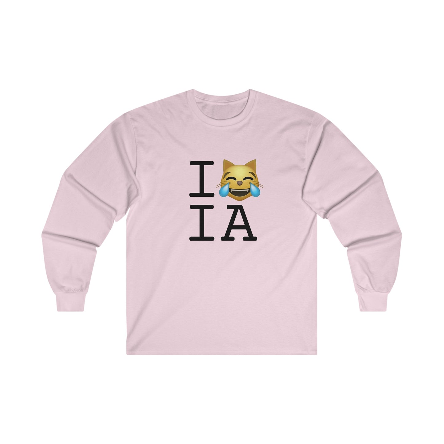 "I'm Laughing like a Cat at Iowa" Long Sleeve Shirt