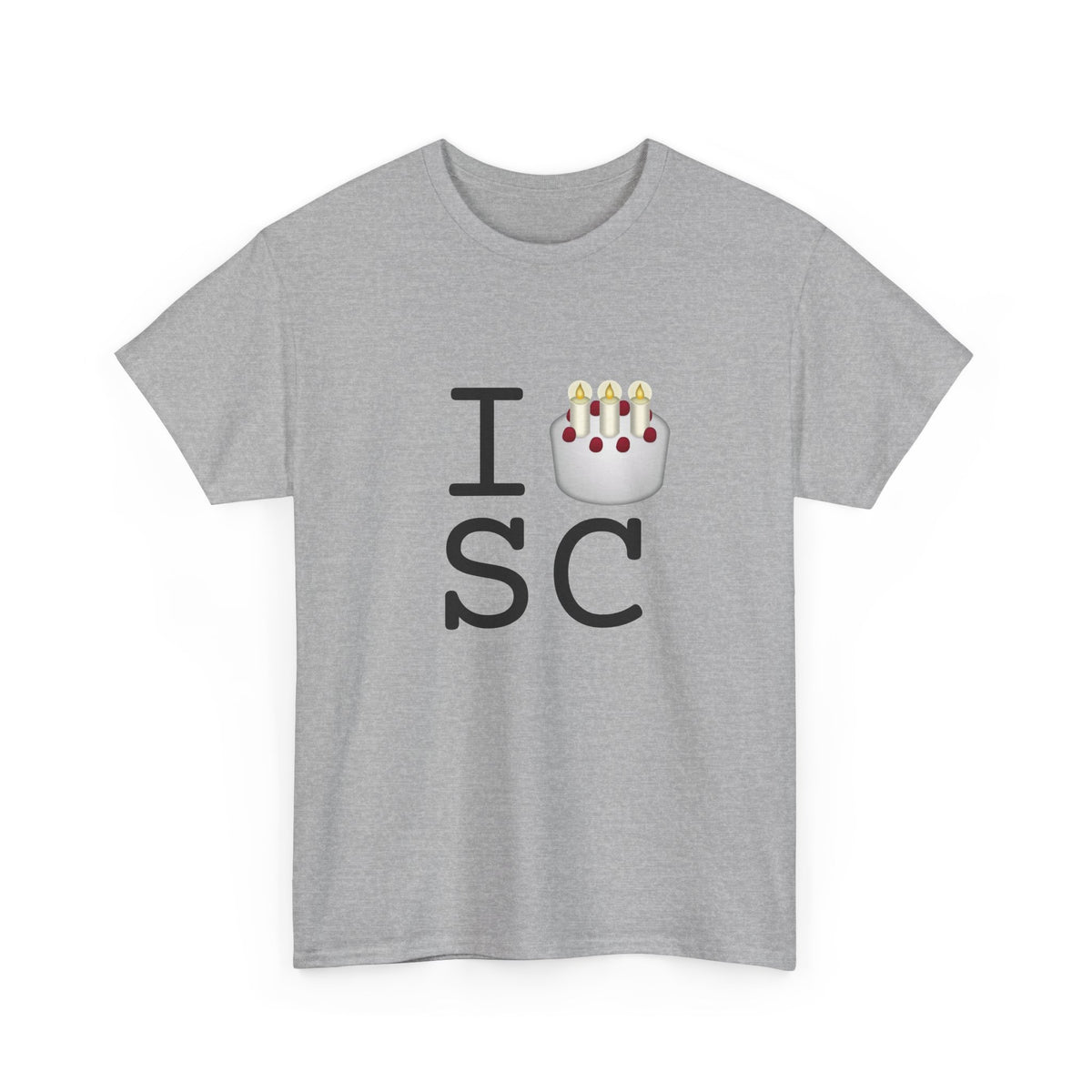 "I Birthday Cake South Carolina" Tee