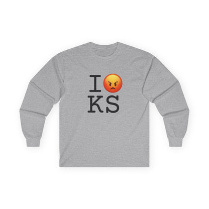 "I'm Angry about Kansas" Long Sleeve Shirt