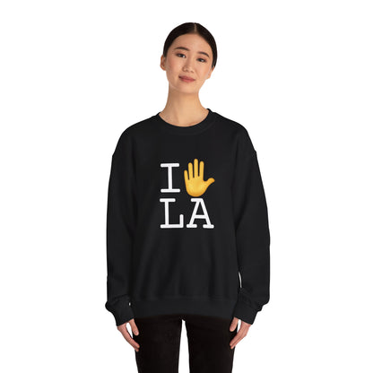 "I Stop (Raised Hand) Louisiana" Sweatshirt