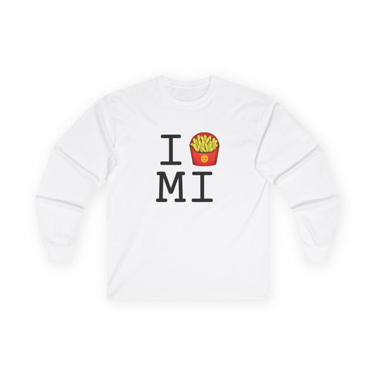 "I French Fries Michigan" Long Sleeve Shirt