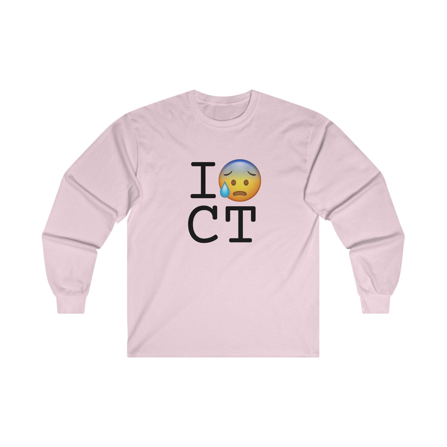 "I'm Anxiously Sweating in Connecticut" Long Sleeve Shirt