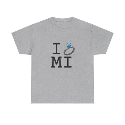 "I'm Married to (Diamond Ring) Michigan" Tee
