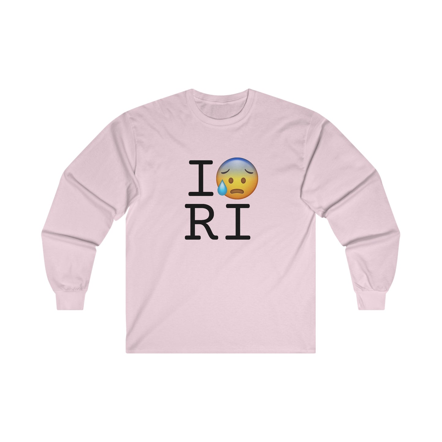 "I'm Anxiously Sweating in Rhode Island" Long Sleeve Shirt