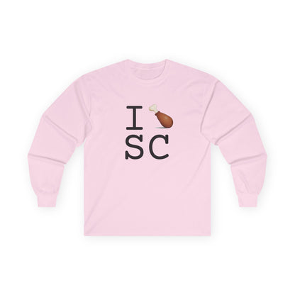 "I Chicken Drumstick South Carolina" Long Sleeve Shirt