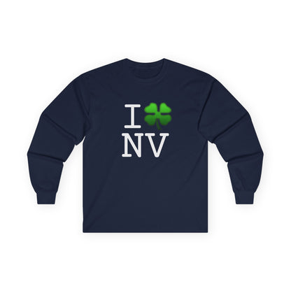 "I'm Lucky (Clover) in Nevada" Long Sleeve Shirt