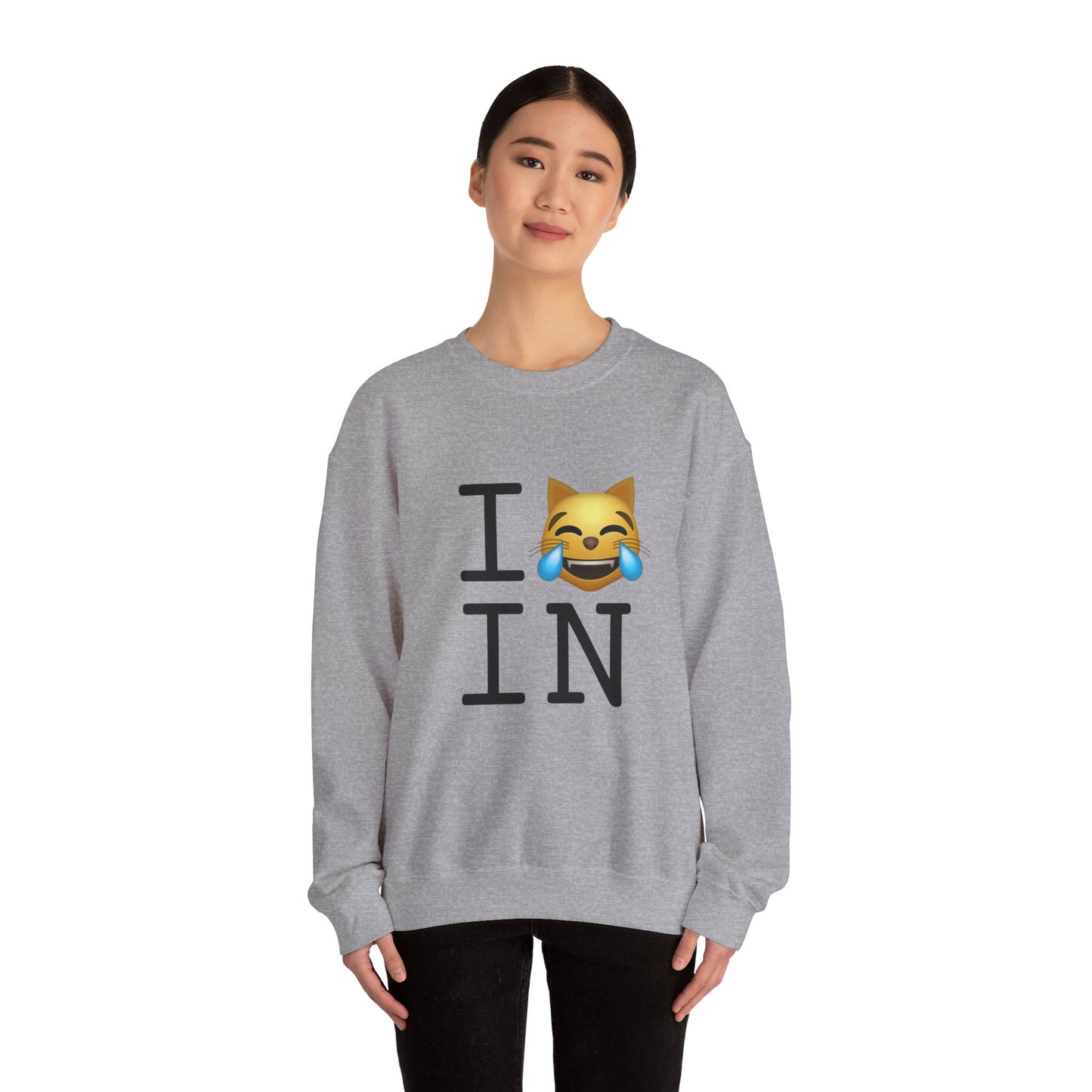 "I'm Laughing like a Cat at Indiana" Sweatshirt