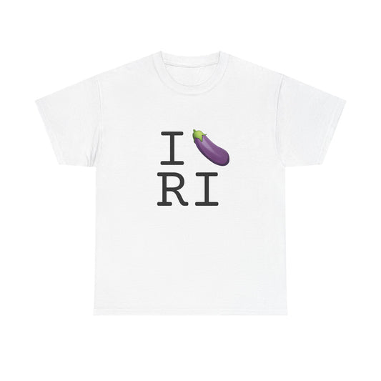 "I Eggplant Rhode Island" Tee