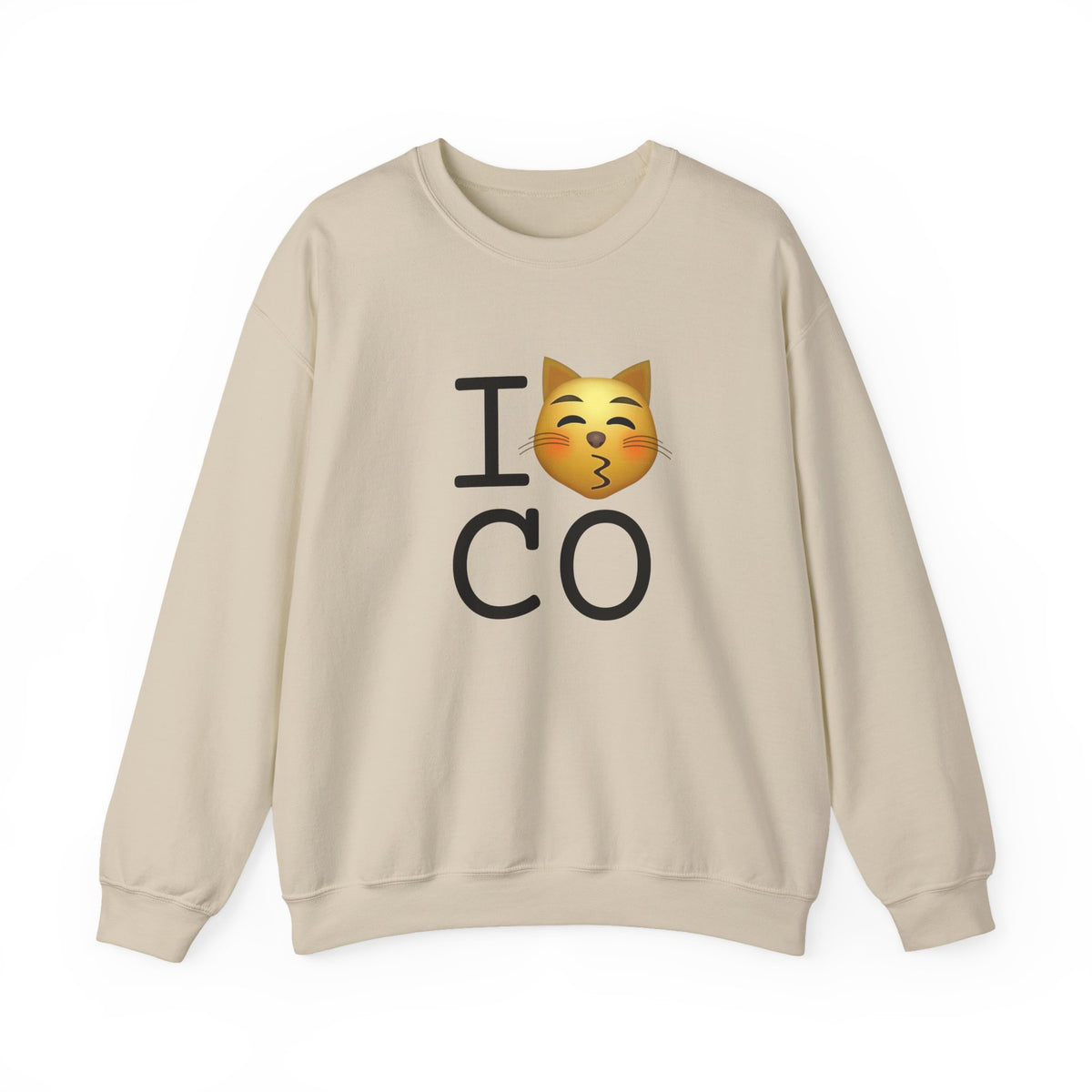 "I'm a Kissing Cat toward Colorado" Sweatshirt