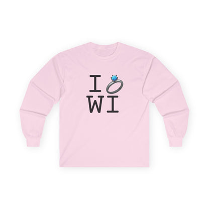 "I'm Married to (Diamond Ring) Wisconsin" Long Sleeve Shirt