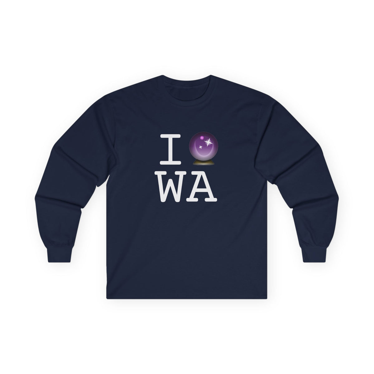 "I Predict the Future (Crystal Ball) of Washington" Long Sleeve Shirt