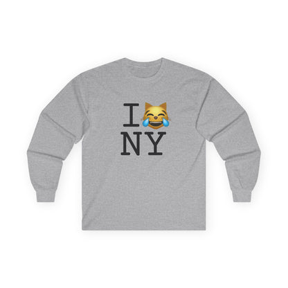 "I'm Laughing like a Cat at New York" Long Sleeve Shirt