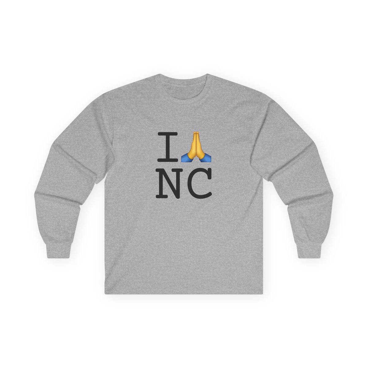 "I Pray for North Carolina" Long Sleeve Shirt