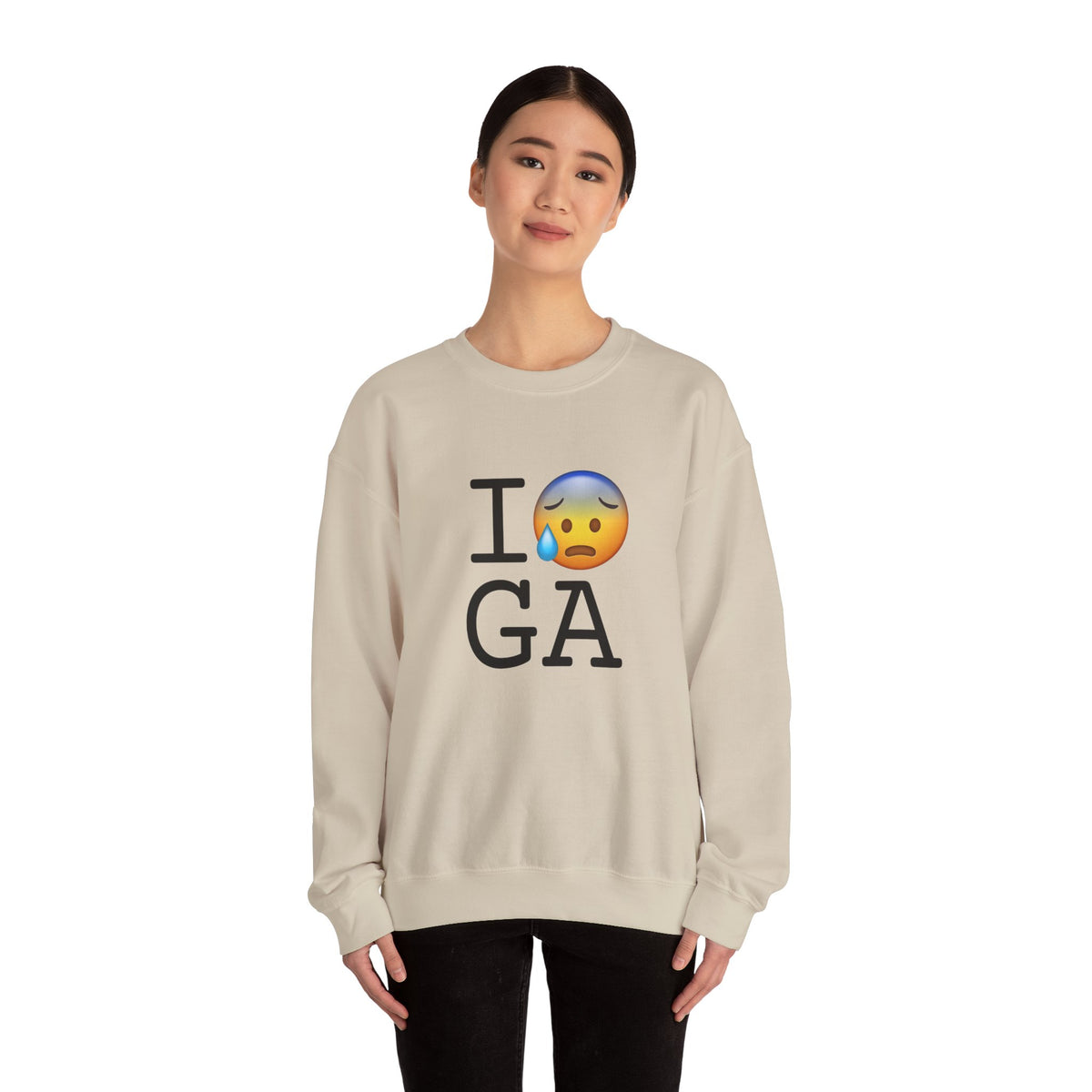 "I'm Anxiously Sweating in Georgia" Sweatshirt