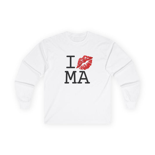 "I Kiss Mark Massachusetts" Long Sleeve Shirt