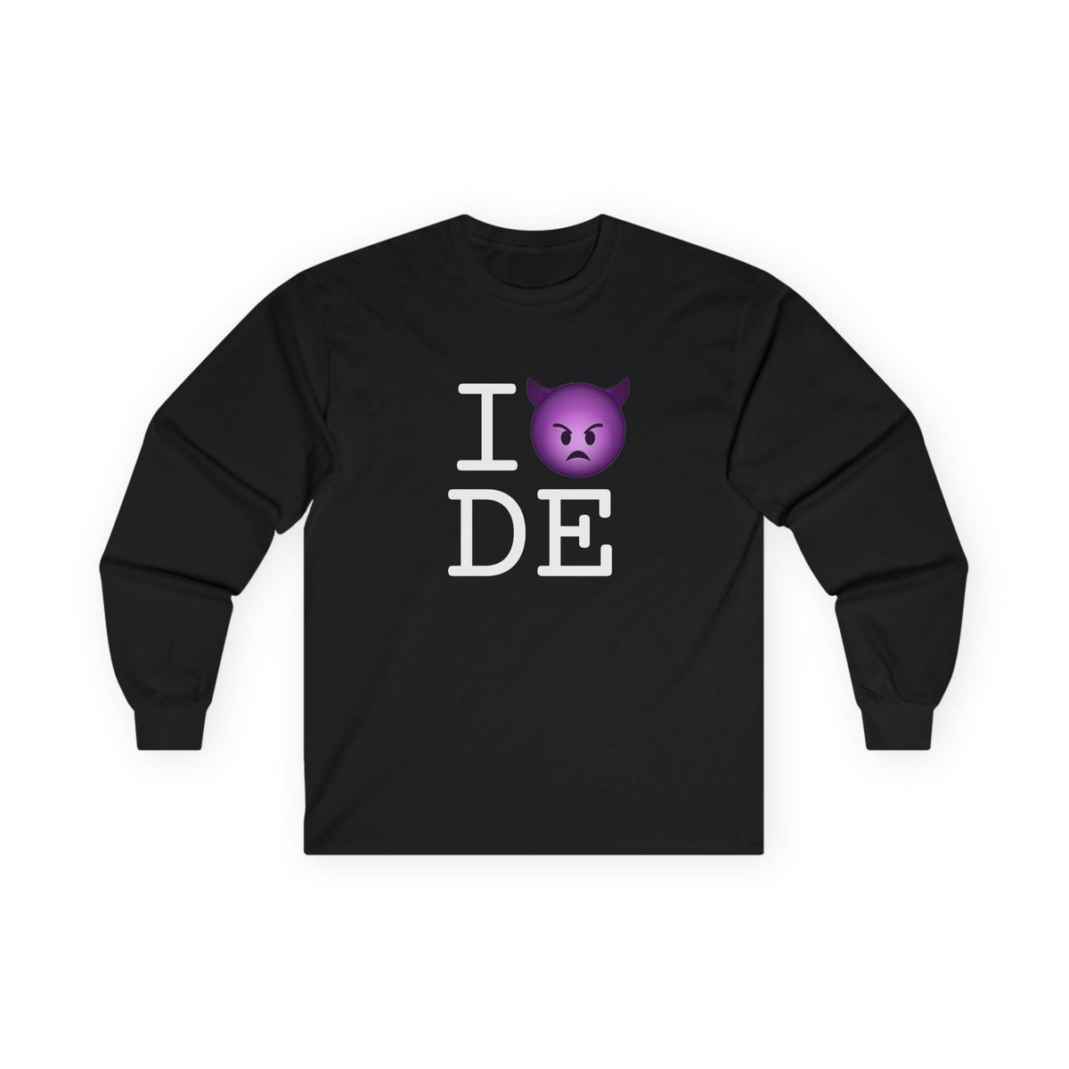 "I'm an Angry Devil about Delaware" Long Sleeve Shirt