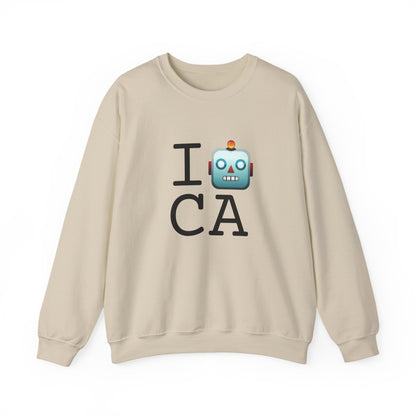 "I'm a Robot in California" Sweatshirt