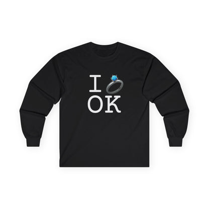 "I'm Married to (Diamond Ring) Oklahoma" Long Sleeve Shirt