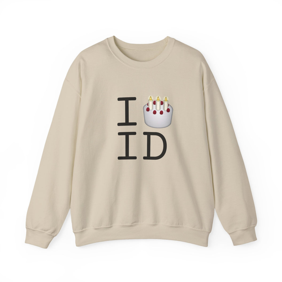 "I Birthday Cake Idaho" Sweatshirt