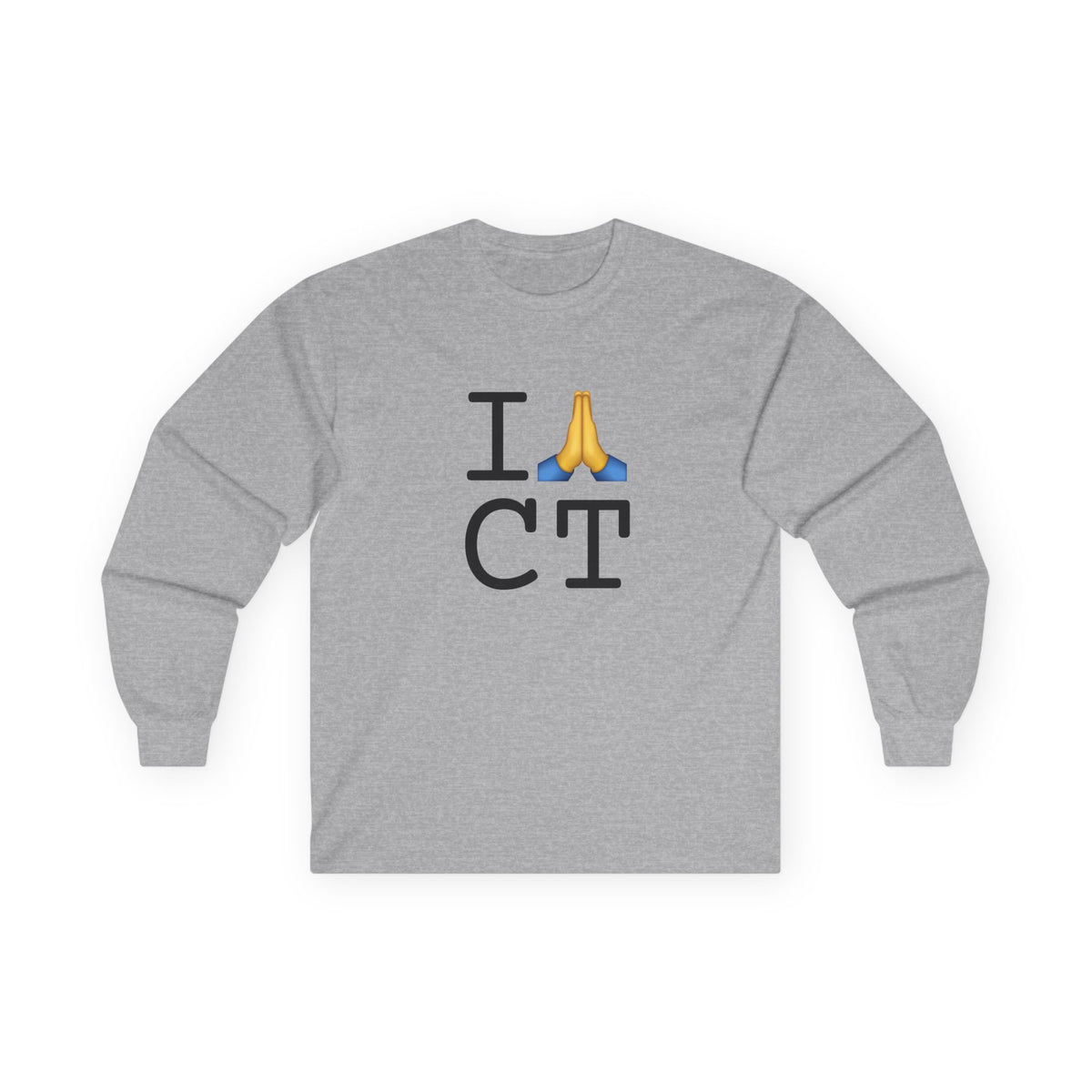 "I Pray for Connecticut" Long Sleeve Shirt