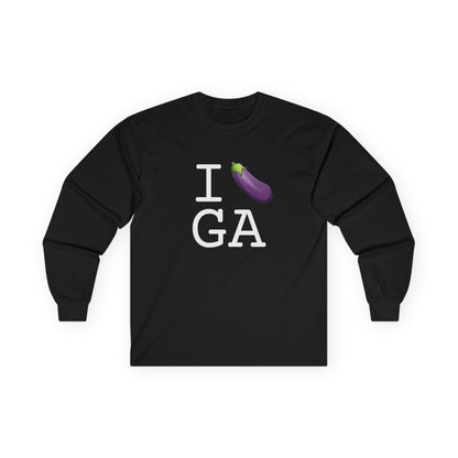 "I Eggplant Georgia" Long Sleeve Shirt