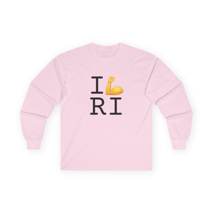 "I Flex in/on Rhode Island" Long Sleeve Shirt