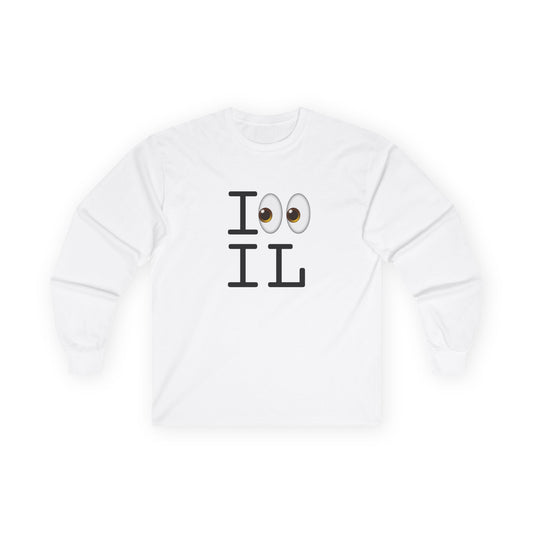 "I Look at Illinois" Long Sleeve Shirt