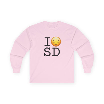 "I'm Depressed about South Dakota" Long Sleeve Shirt