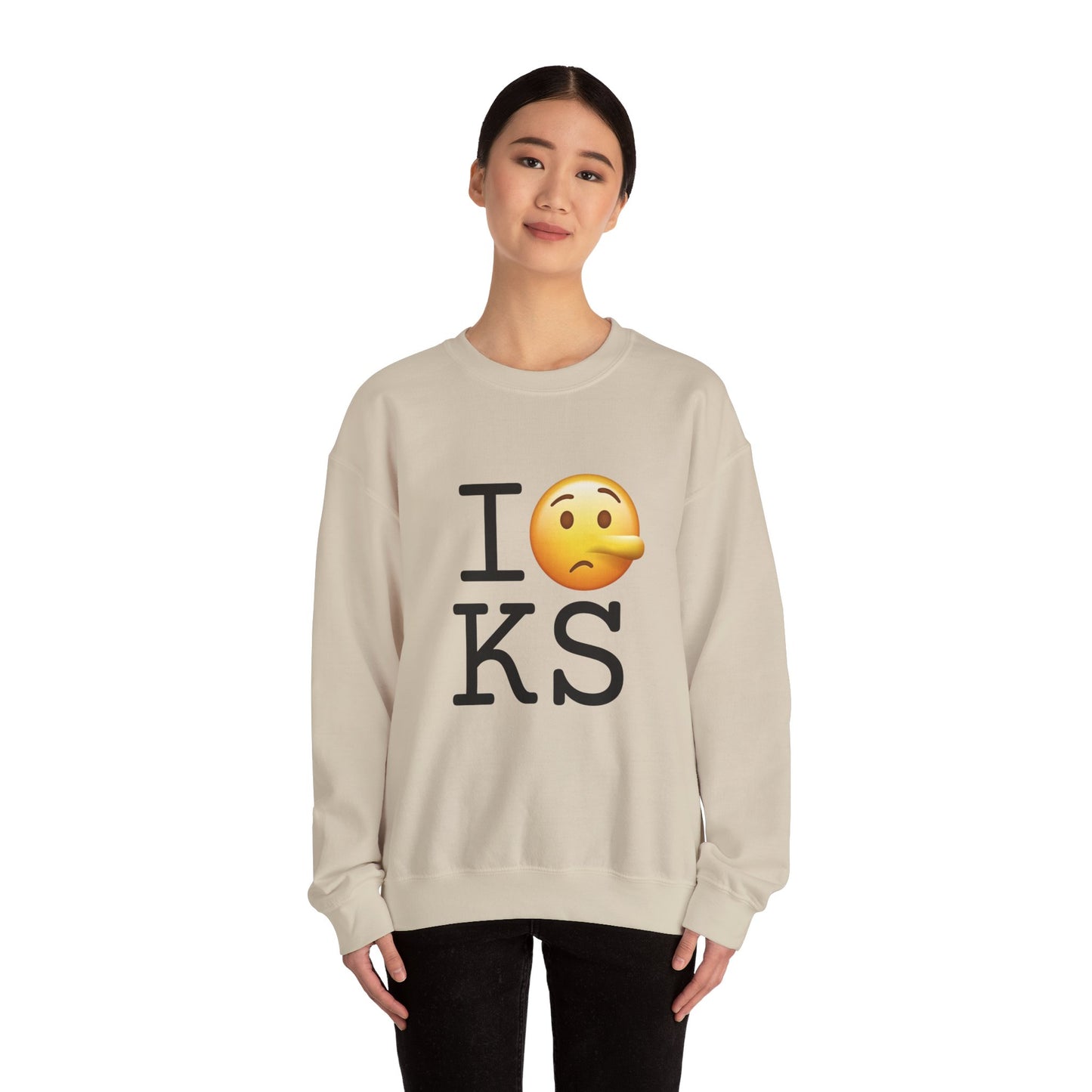 "I Lie about Kansas" Sweatshirt