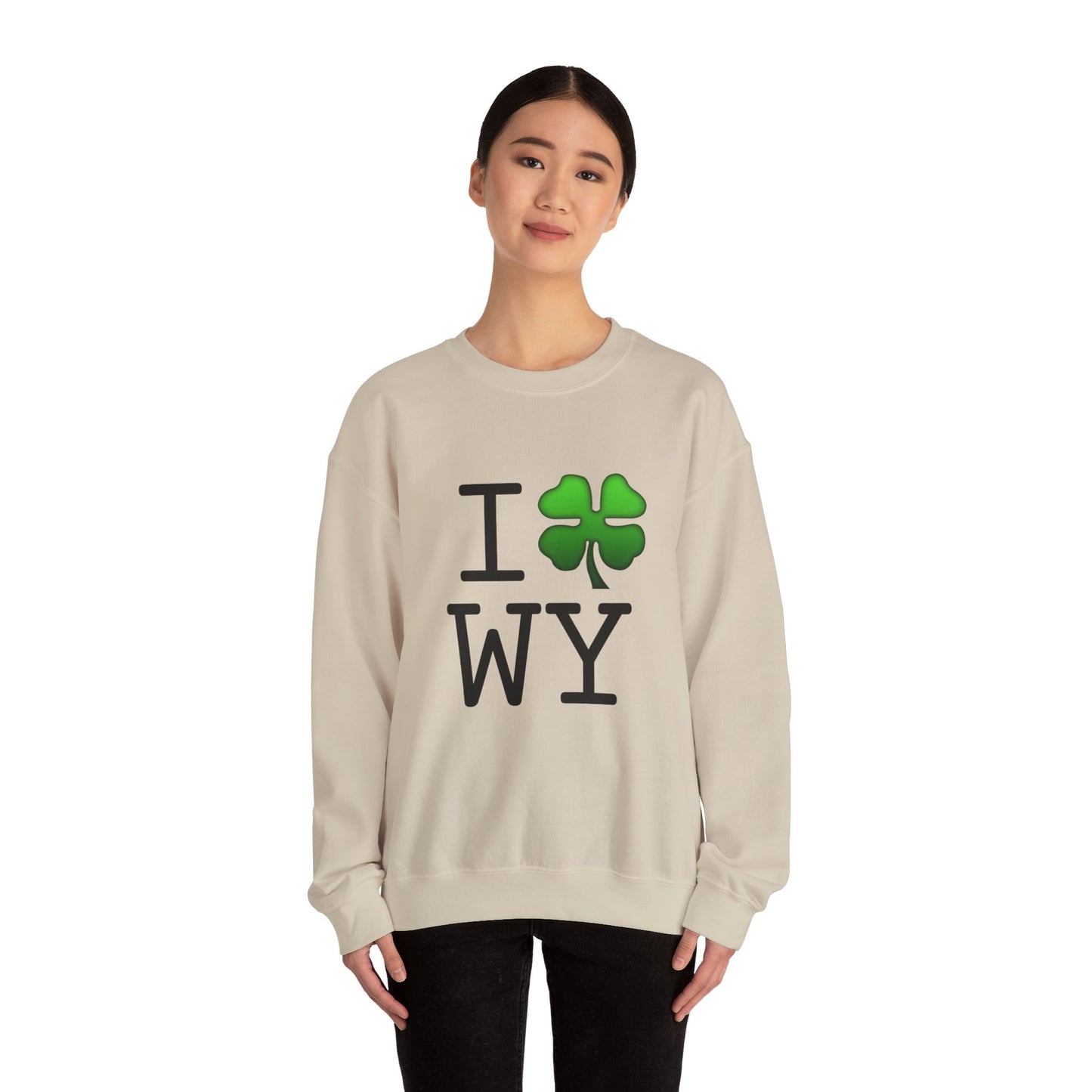 "I'm Lucky (Clover) in Wyoming" Sweatshirt