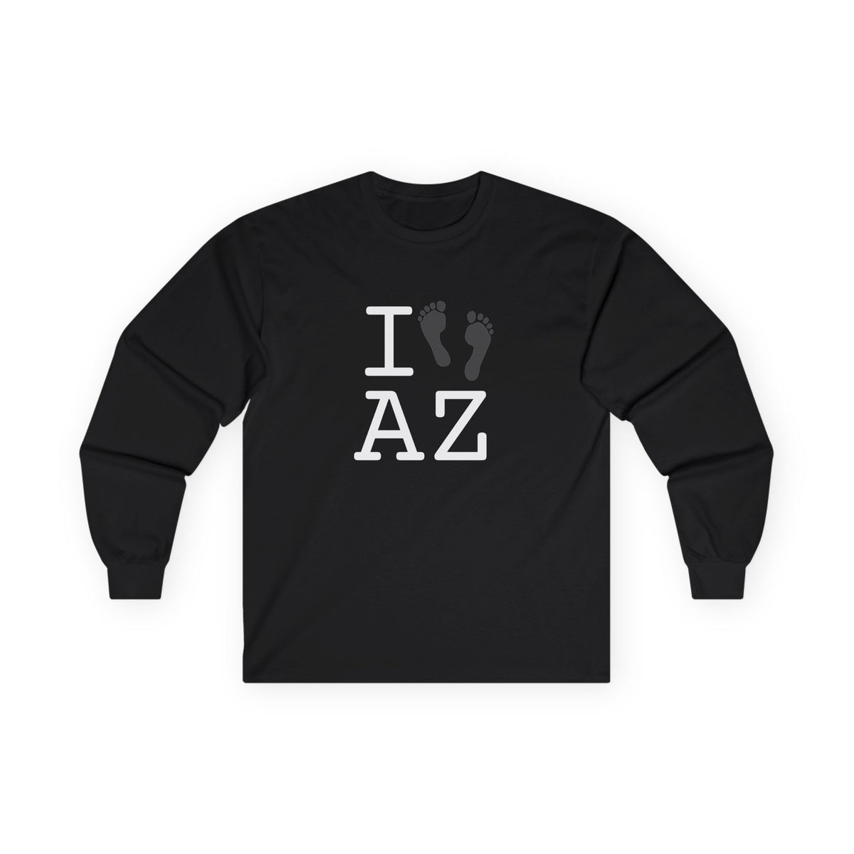"I leave Footsteps in Arizona" Long Sleeve Shirt
