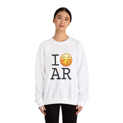 "I Kiss Arkansas" Sweatshirt