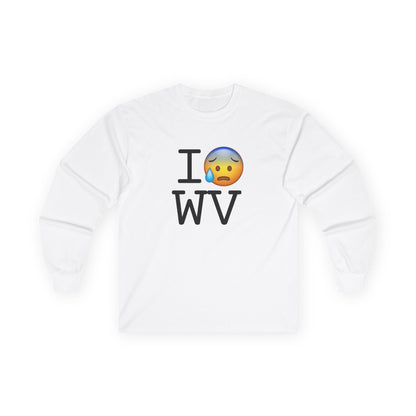 "I'm Anxiously Sweating in West Virginia" Long Sleeve Shirt