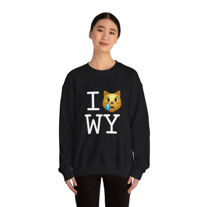 "I'm a Crying Cat about Wyoming" Sweatshirt