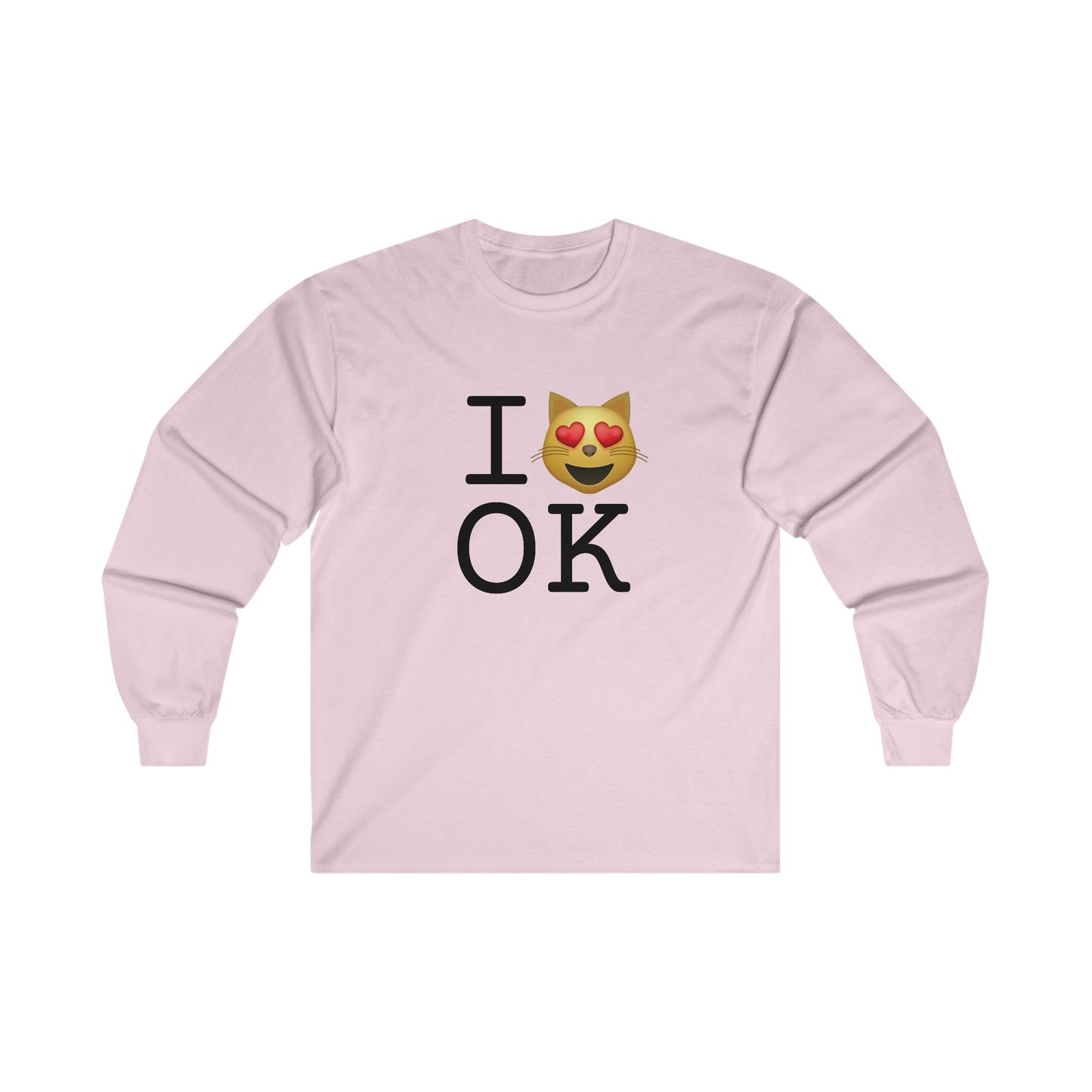 "I'm a Cat that Loves Oklahoma" Long Sleeve Shirt