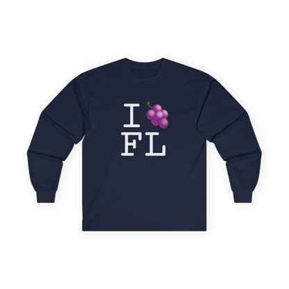 "I Grape Florida" Long Sleeve Shirt
