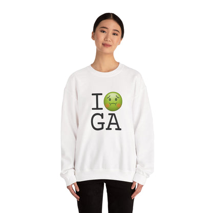 "I'm Nauseous about Georgia" Sweatshirt